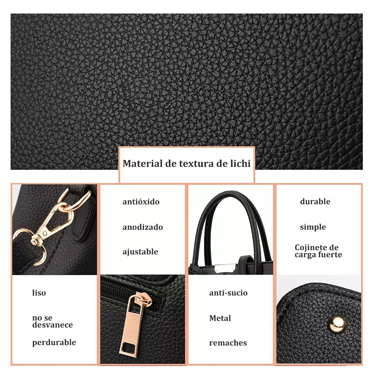 Foto 6 pulgar | Bolso Para Laptop Impermeable Elegante Lab.g Mujer, Negro
