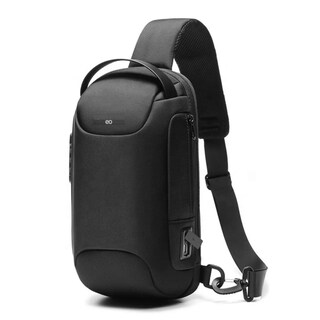 Foto 1 | Mochila Antirrobo Cruzada Bolso Pecho Con Código Integrado Eo Safe Imports Esi-11337 Negro