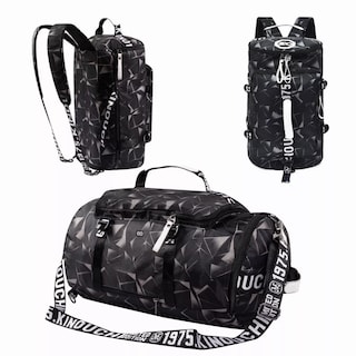 Foto 2 | Maleta Deportiva Mochila Informal De Moda Viaje, Gimnasio Eo Safe Imports Esi-8062-1 Negro