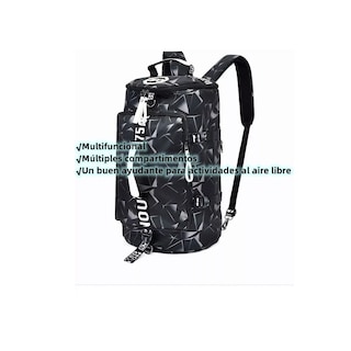 Foto 3 | Maleta Deportiva Mochila Informal De Moda Viaje, Gimnasio Eo Safe Imports Esi-8062-1 Negro