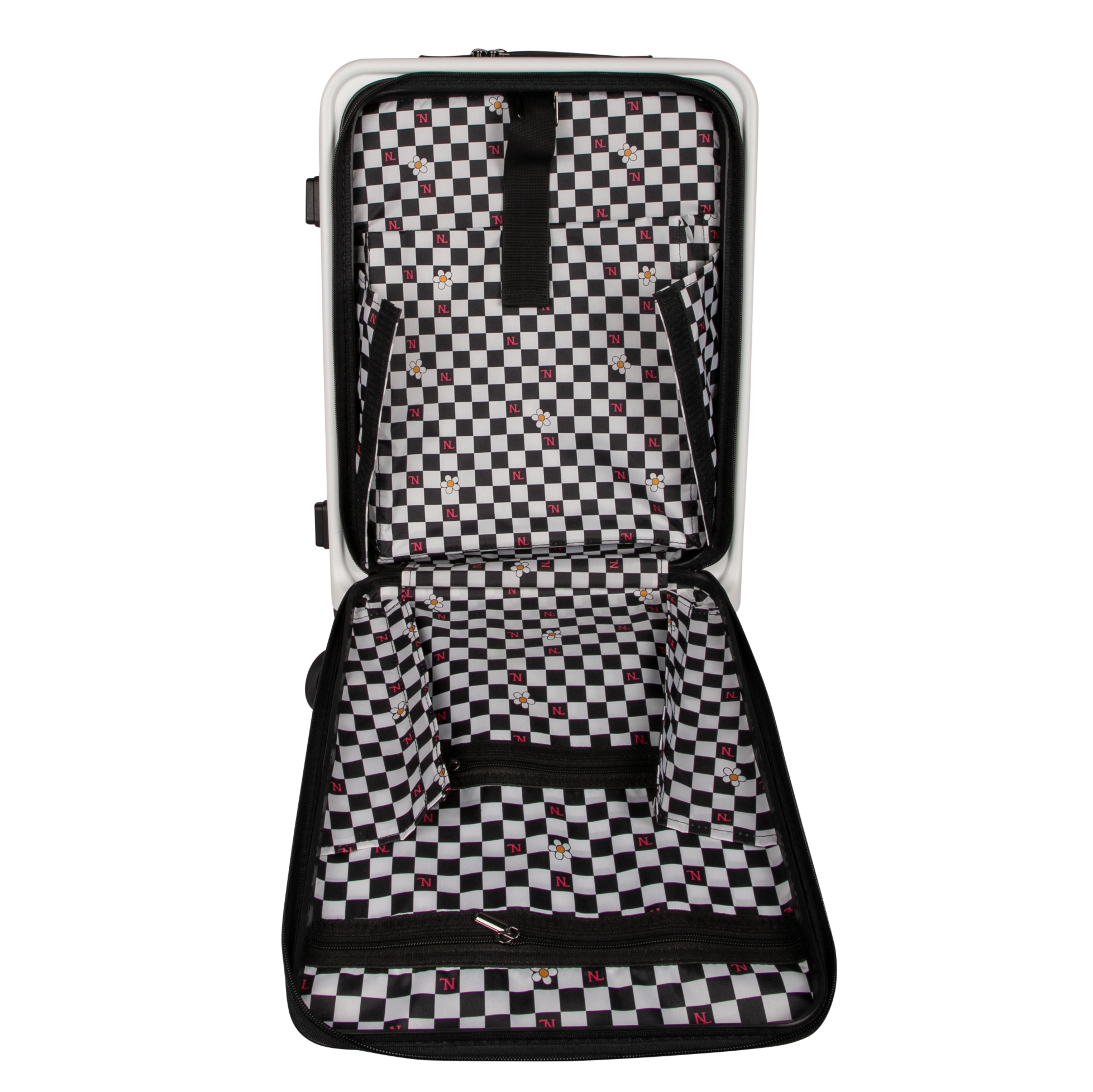 Foto 5 pulgar | Maleta Nicole Lee Carry-on 20'' Estampado Nails Polish