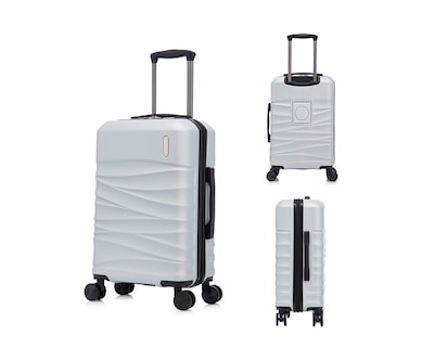 Foto 2 | Maleta Con Ruedas Carry On Individual Basitex Plateada