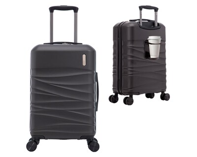 Foto 2 | Maleta Con Ruedas Carry On Individual Basitex Café