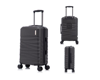 Foto 3 | Maleta Con Ruedas Carry On Individual Basitex Café