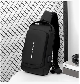 Foto 5 | Bolso Xtellar De Hombro Impermeable De Piel Tipo Bandolera Color Negro Diseño De La Tela Bandolera Unisex Imperm
