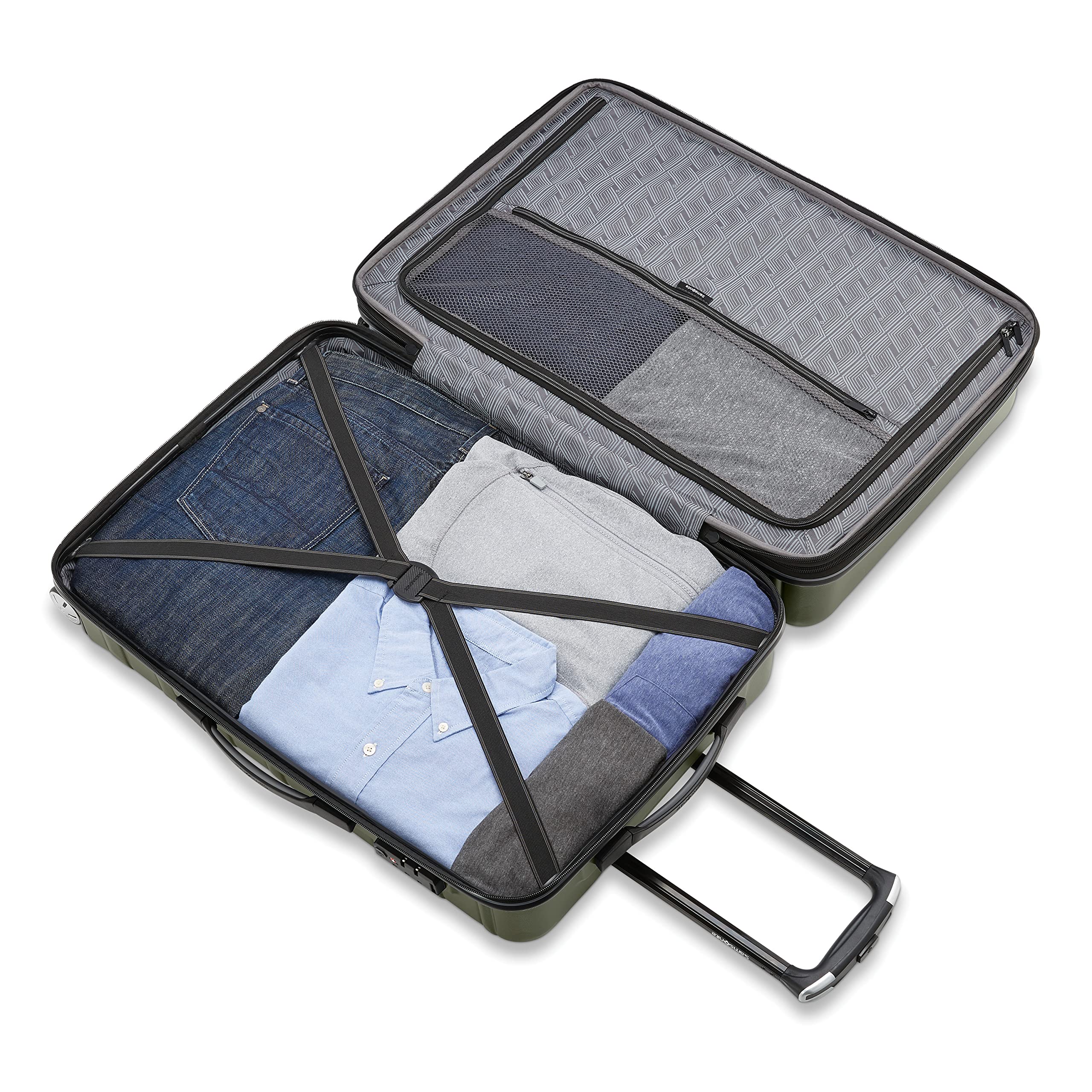 Foto 5 pulgar | Equipaje Samsonite Omni 2, Lado Duro, Ampliable, Vita Olive, 2 Piezas - Venta Internacional.