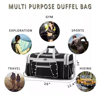 Foto 3 | Bolsa Xtellar De Viaje Portátil Duradera De Gran Capacidad 65cm