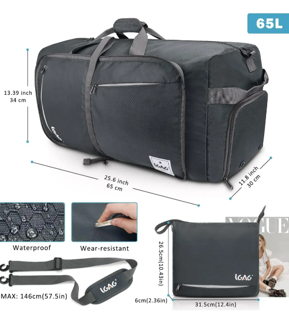 Foto 3 pulgar | Maleta Xtellar Mano De Viaje Bolsa Deporte Mochila