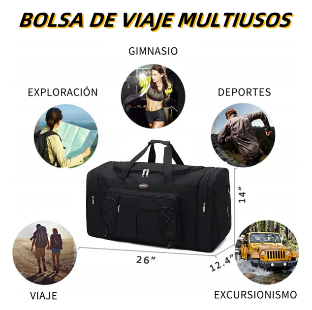 Foto 3 pulgar | Bolsa Xtellar De Viaje Portátil Duradera De Gran Capacidad 65cm