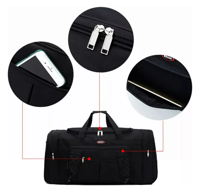 Foto 5 pulgar | Bolsa Xtellar De Viaje Portátil Duradera De Gran Capacidad 65cm
