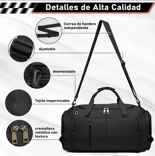 Foto 4 pulgar | Maleta de Mano Xtellar Negro