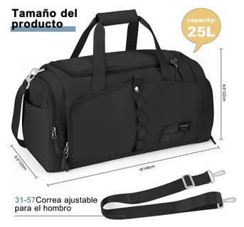 Foto 2 | Maleta Xtellar Deportiva Negra