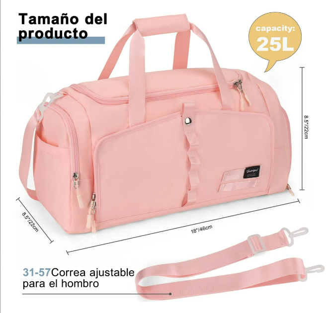 Foto 5 pulgar | Bolsa Deportiva Xtellar Rosa