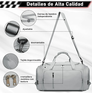 Foto 3 | Maleta Deportiva Xtellar Tejido Impermeable