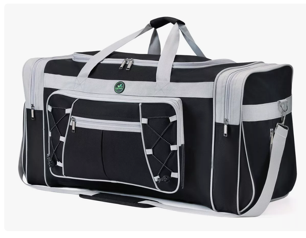 Foto 2 pulgar | Bolsa Xtellar De Viaje Portátil Duradera De Gran Capacidad 65cm Modelo Negro Y Blanco