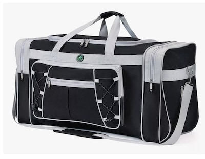 Foto 1 | Bolsa Xtellar De Viaje Portátil Duradera De Gran Capacidad 65cm Modelo Negro Y Blanco