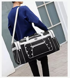 Foto 5 | Bolsa Xtellar De Viaje Portátil Duradera De Gran Capacidad 65cm Modelo Negro Y Blanco