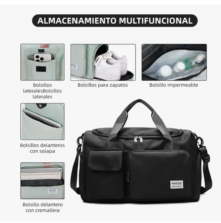 Foto 4 pulgar | Maletas Xtellar Deportiva Mochila De Gym Viaje Equipaje De Mano 2pcs