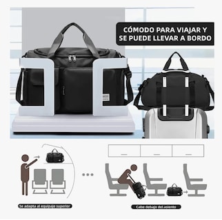 Foto 4 | Maletas Xtellar Deportiva Mochila De Gym Viaje Equipaje De Mano 2pcs