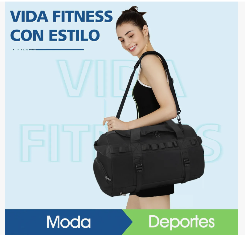 Foto 2 | Maletas Xtellar Deportivas Maletas Viaje Maleta Gym Plegable 50l