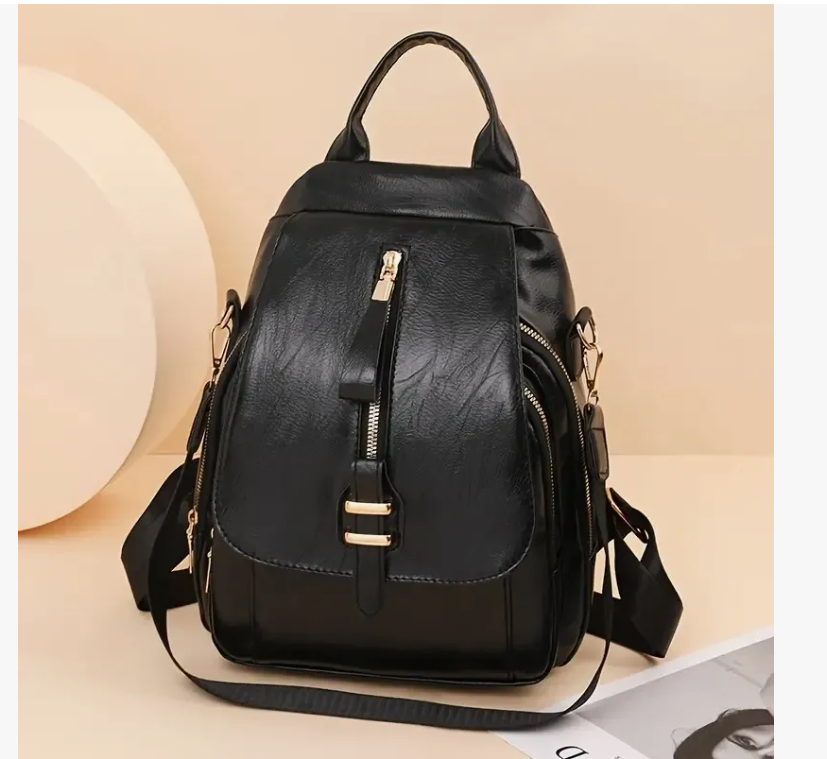 Foto 5 pulgar | Mochila Xtellar Urbana Moda Retro Reforzada Mujer - Negro - Resistente Al Agua