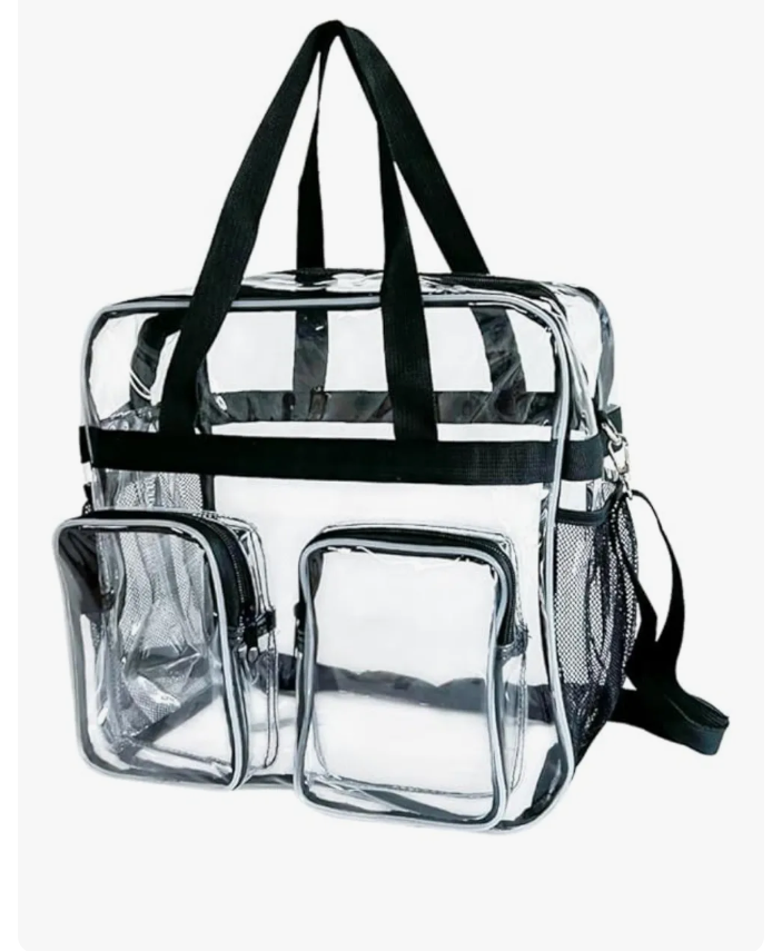 Foto 2 pulgar | Bolsa Xtellar Maquillaje Cosmetiquera Maleta Transparente De Viaje Color Negro Y Transparente