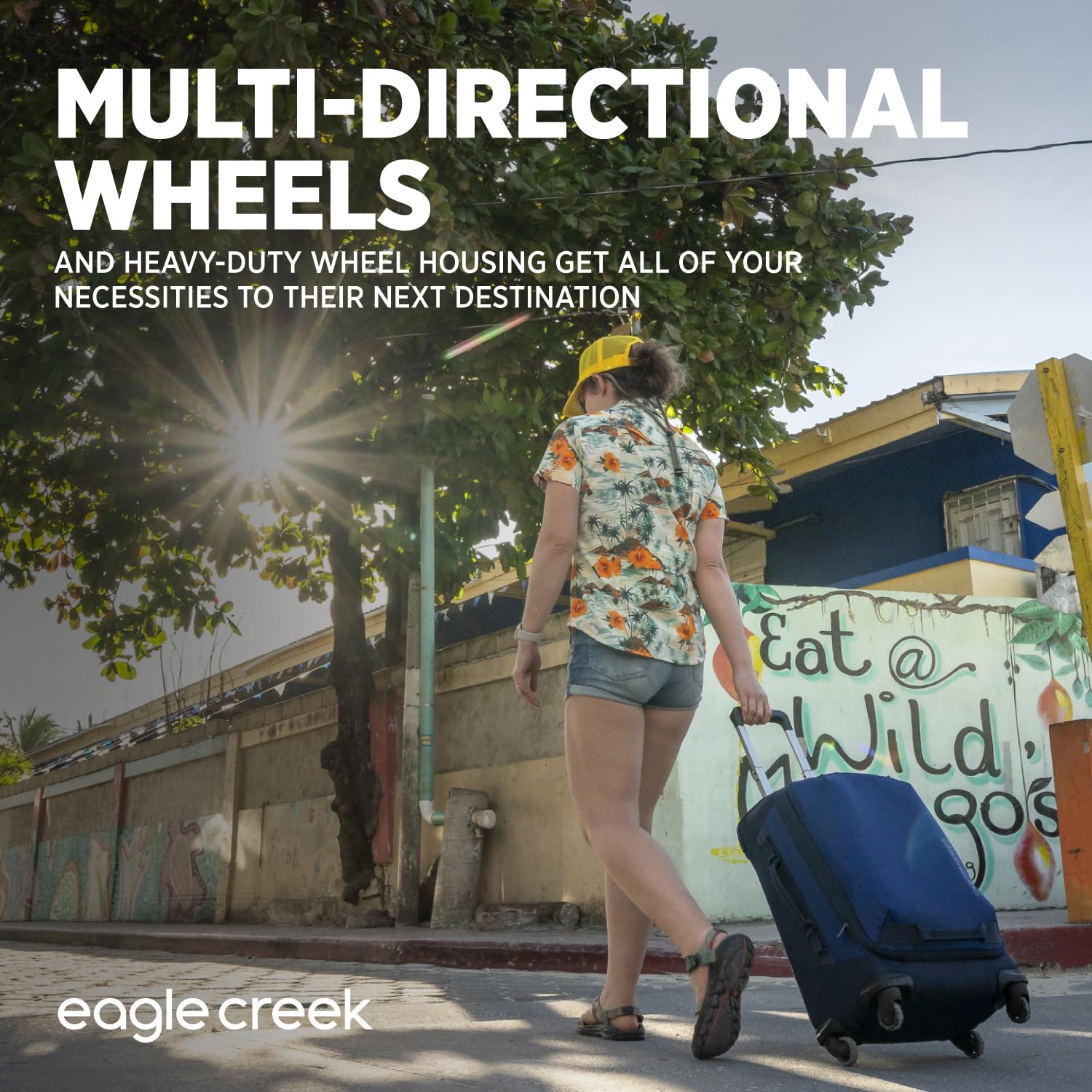 Foto 2 | Equipaje Eagle Creek Expanse, 4 Ruedas, 56 Cm, Azul Piloto - Venta Internacional.