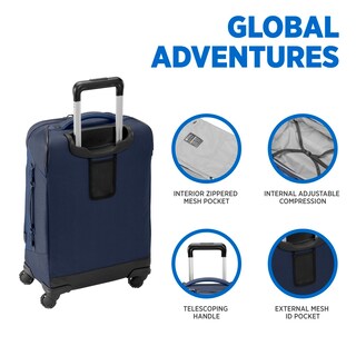 Foto 5 | Equipaje Eagle Creek Expanse, 4 Ruedas, 56 Cm, Azul Piloto - Venta Internacional.
