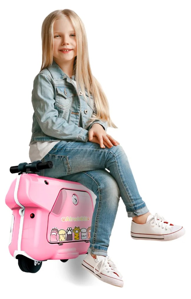 Foto 6 pulgar | Maleta Inteligenteairwheel Kids Rosa