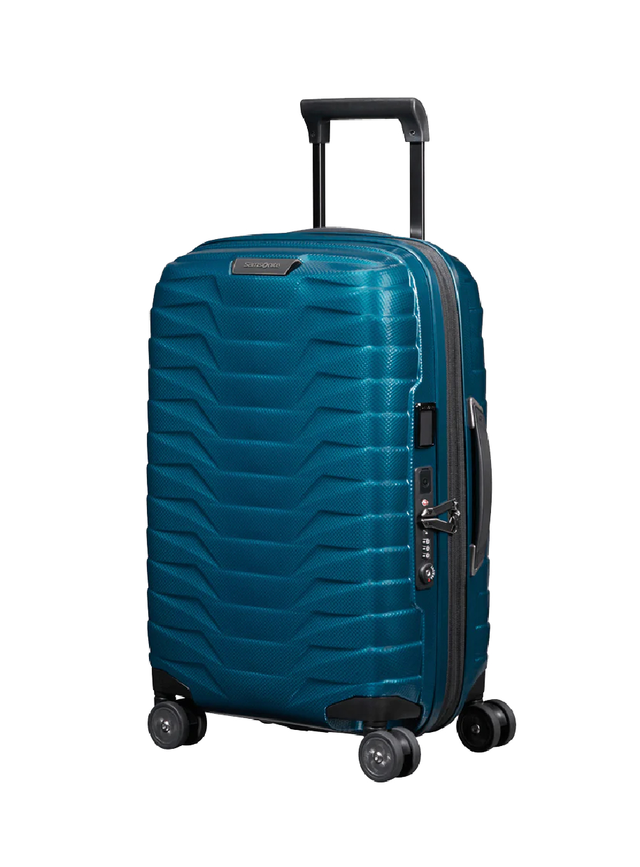 Foto 3 pulgar | Maleta Samsonite Proxis Petrol Blue S