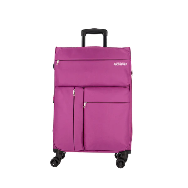 Foto 2 pulgar | Maleta American Tourister New Rio 2at  66cm Tsa Pink