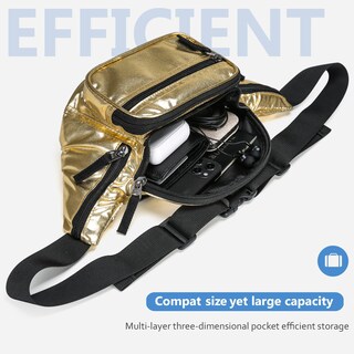 Foto 3 | Riñonera Fanny Pack Procase Para Hombre Y Mujer, Color Dorado, Talla M - Venta Internacional.