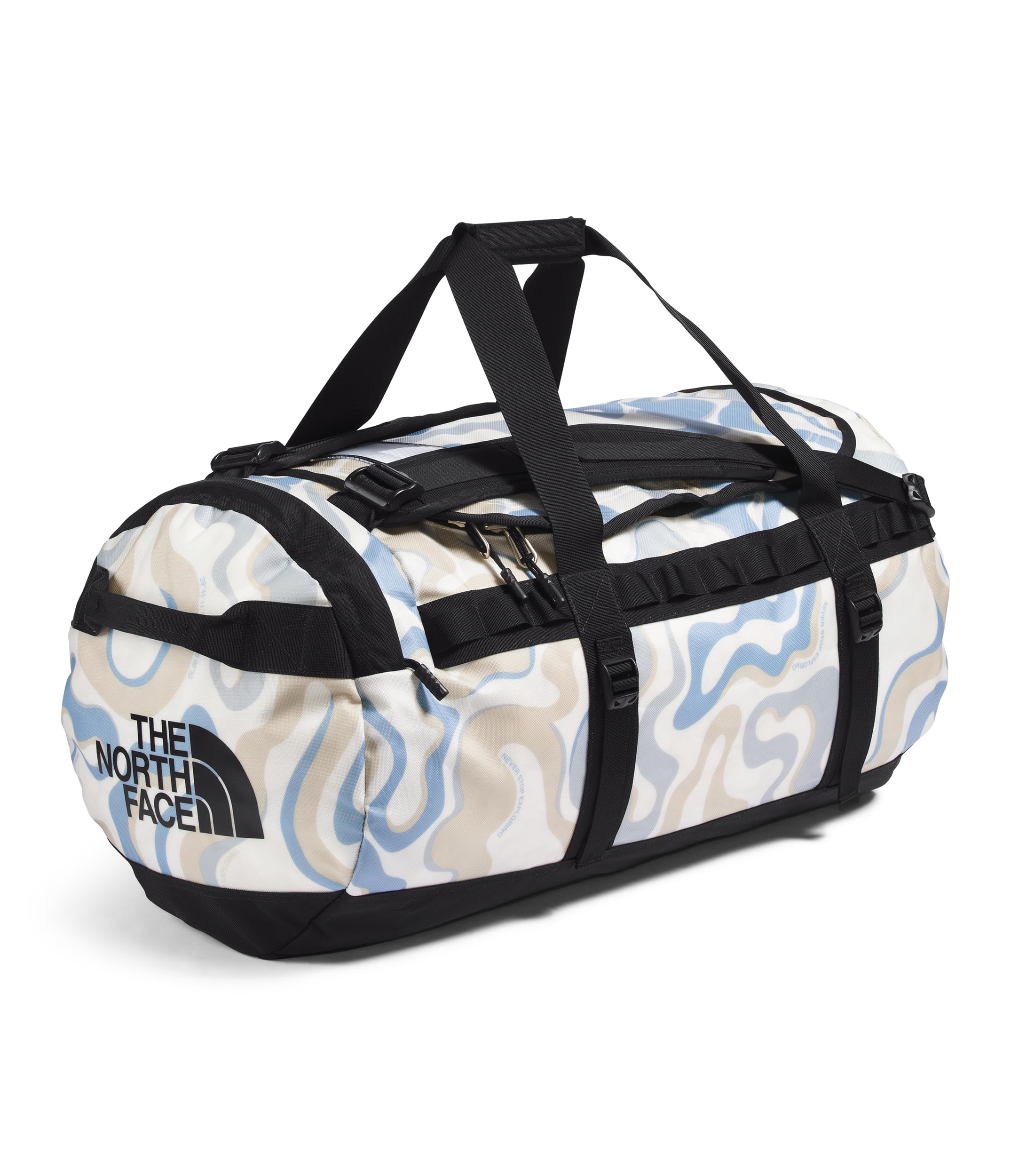 Foto 3 pulgar | Bolsa De Viaje The North Face Base Camp Duffel M 71l Blanco/negro - Venta Internacional.