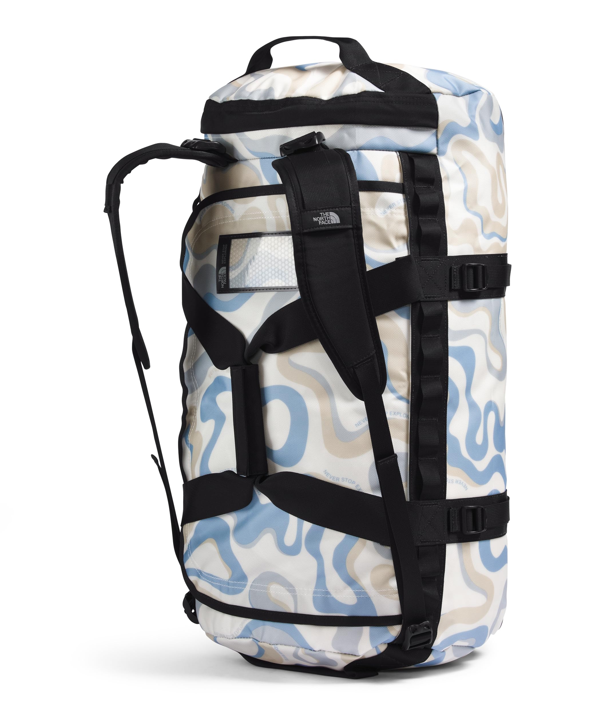 Foto 4 pulgar | Bolsa De Viaje The North Face Base Camp Duffel M 71l Blanco/negro - Venta Internacional.