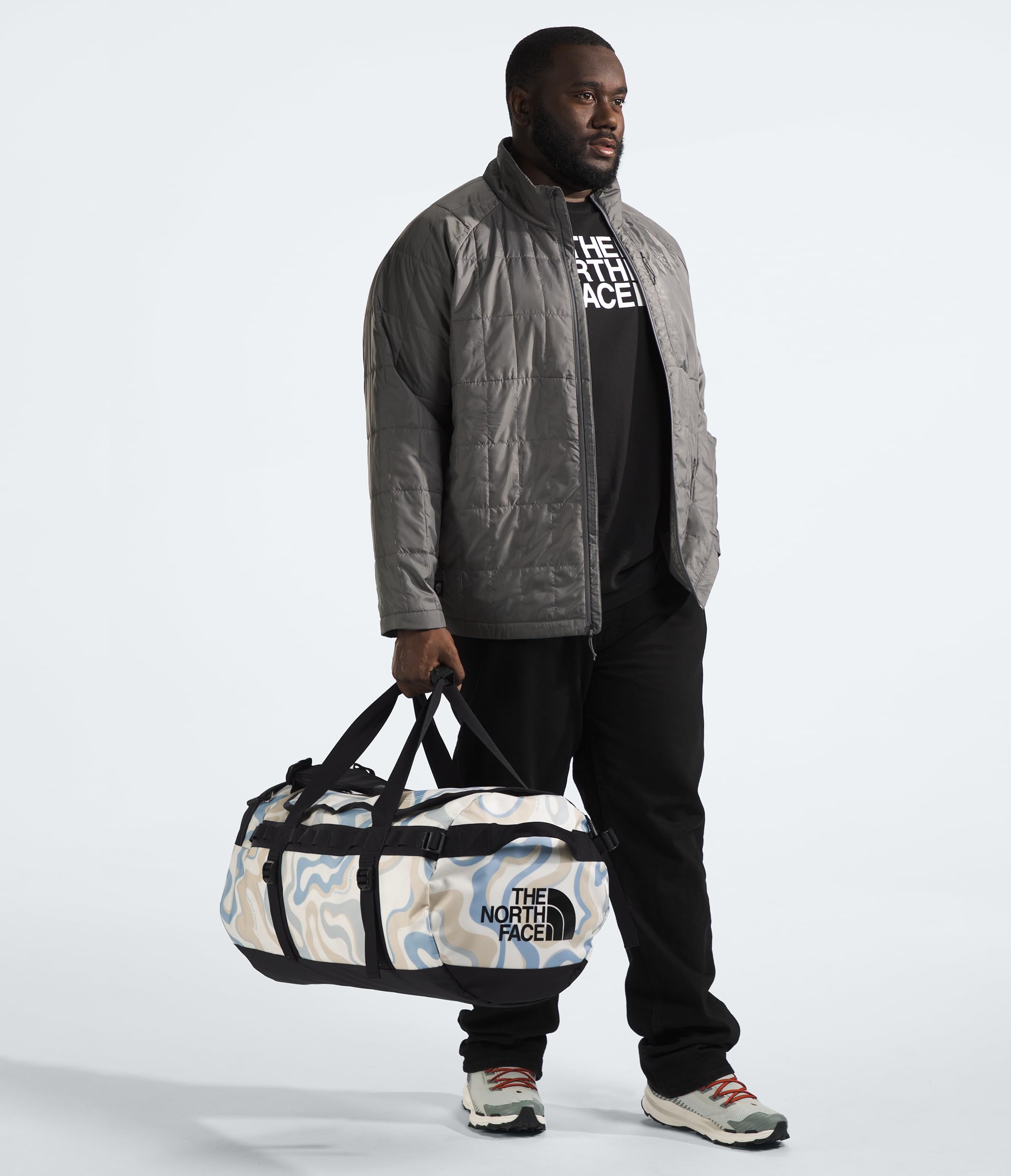 Foto 6 pulgar | Bolsa De Viaje The North Face Base Camp Duffel M 71l Blanco/negro - Venta Internacional.