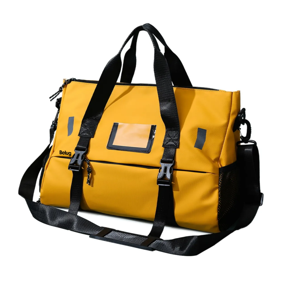 Foto 1 | Maleta Deportiva Bolsa Gym Viaje Belug,  Negro Amarillo