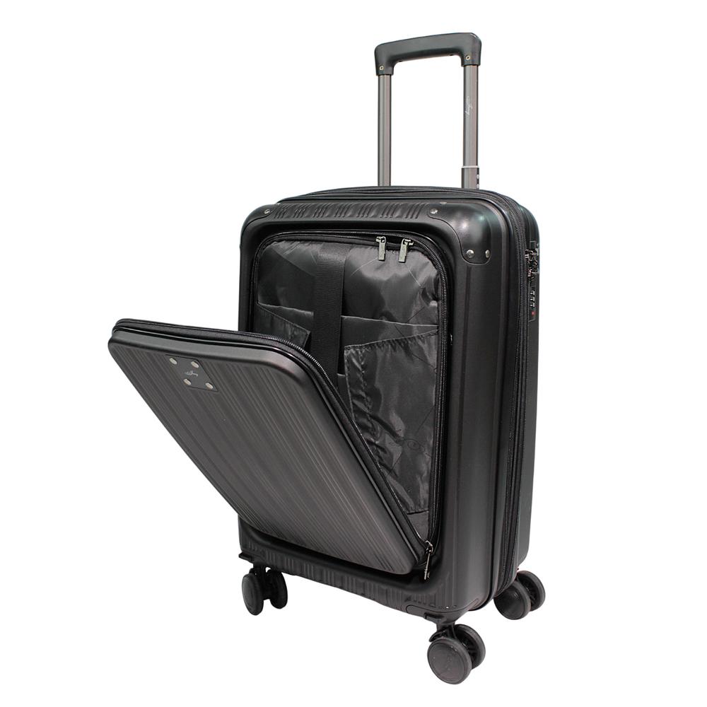 Foto 4 pulgar | Maleta De Cabina C/portalaptop Jon Z12 20'' Negro Negro