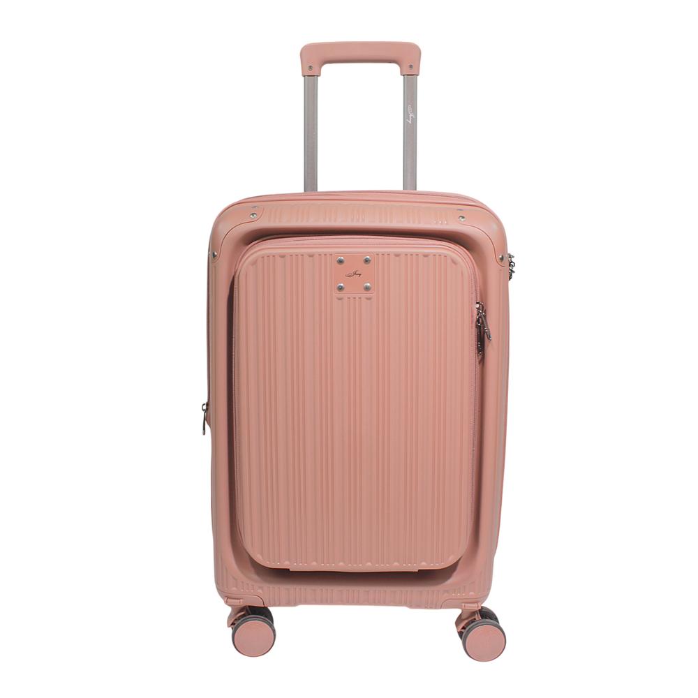 Foto 1 | Maleta De Cabina C/portalaptop Jon Z12 20'' Rosa Rosa