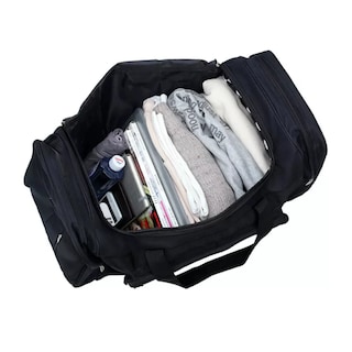 Foto 4 | Bolsa De Viaje Portátil Duradera De Gran Capacidad 65cm Lab.g, Negro Y Blanco