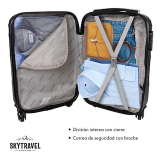 Foto 5 | Set De 6 Maletas De Viaje Abs Con Candado Antirrobo 4 Ruedas Multicolor