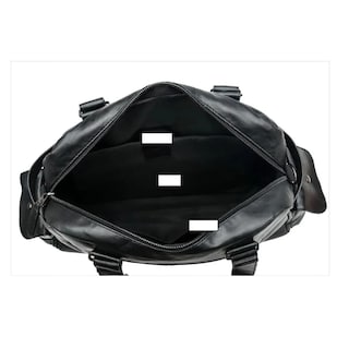 Foto 4 | Bolso De Mano Tipo Maletín De Hombro Cuero Para Viaje Hombre Belug, Negro