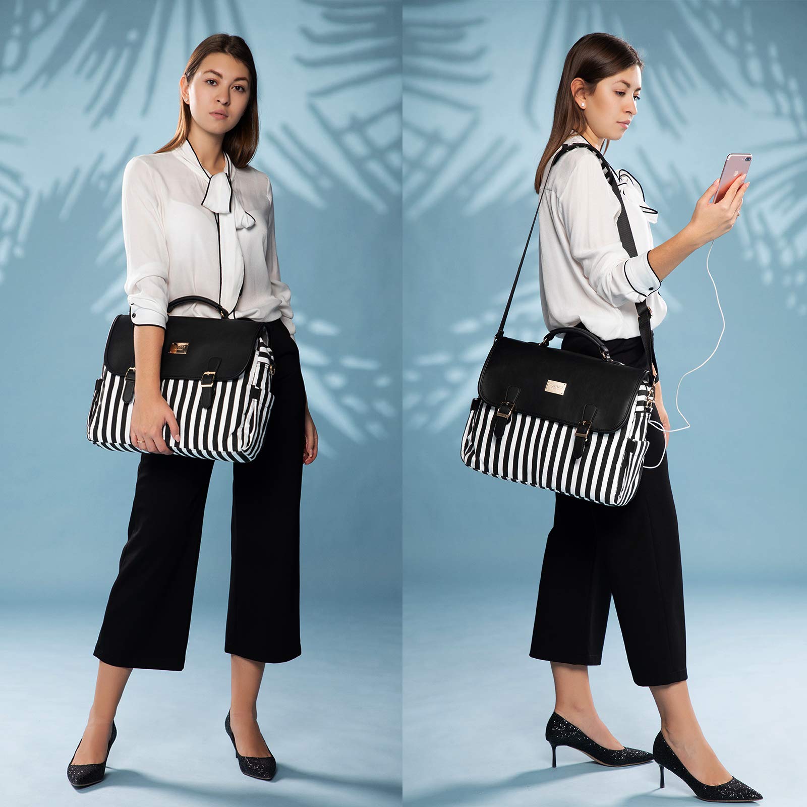 Foto 3 pulgar | Bolsa Para Portátil Lovevook Para Mujer, Grandes Bolsas De Ordenador, Bonita Bandolera, Maletín, Bol - Venta Intern
