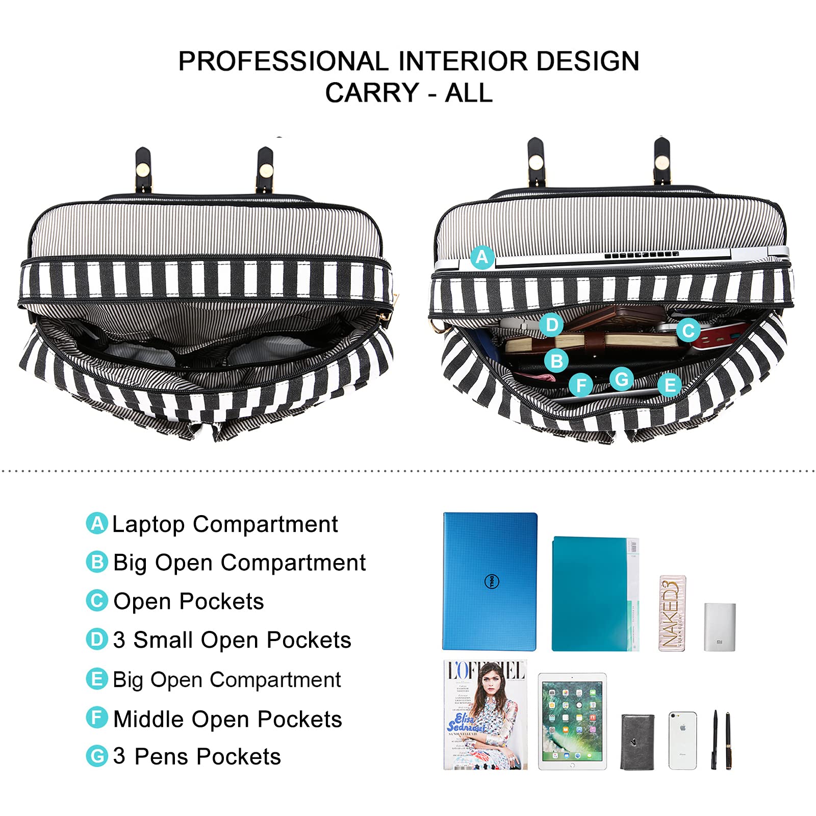 Foto 4 pulgar | Bolsa Para Portátil Lovevook Para Mujer, Grandes Bolsas De Ordenador, Bonita Bandolera, Maletín, Bol - Venta Intern