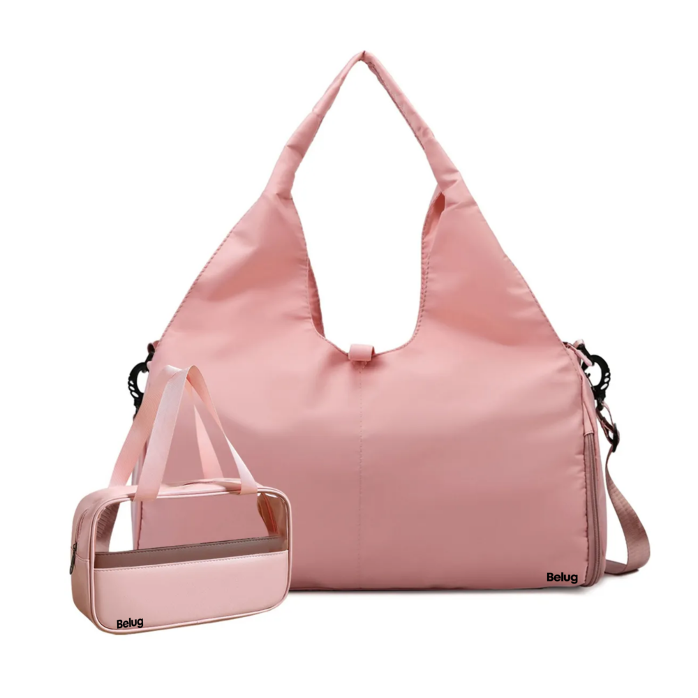 Foto 2 pulgar | Bolsa De Yoga 2 Piezas Maleta Deportiva Belug, Rosa