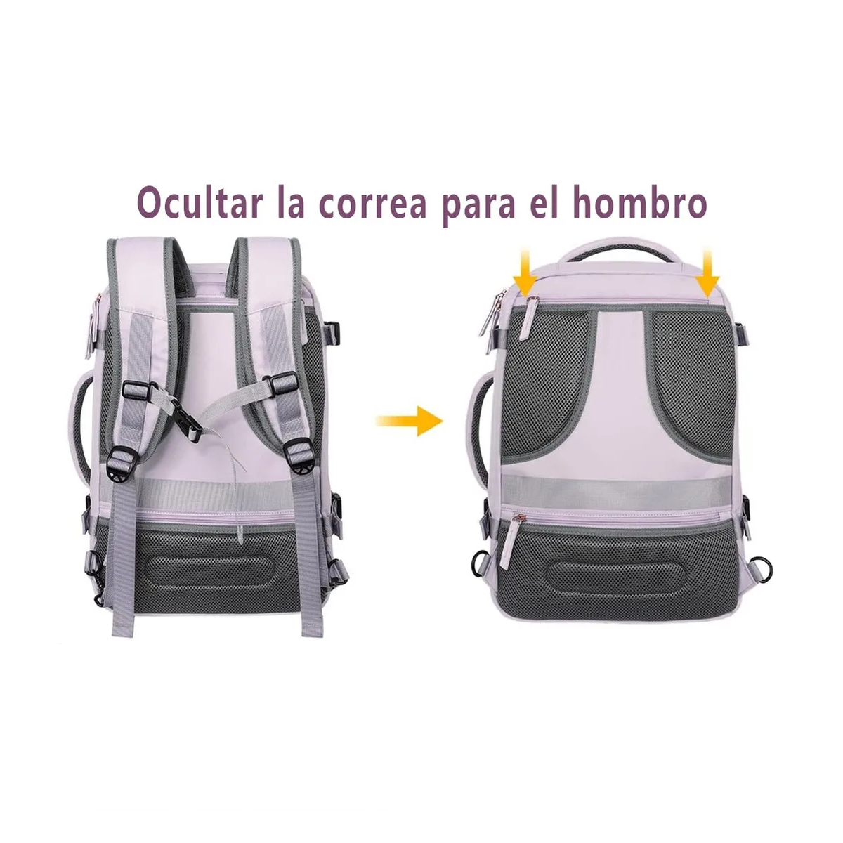 Foto 4 | Mochilas De Viaje Eo Safe Imports Esi-19436 Purpura