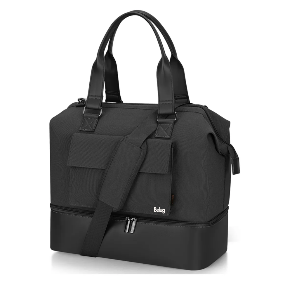 Foto 1 | Maletas Bolsa De Gym Bolsillo Separado Para Viaje  Belug, Negro