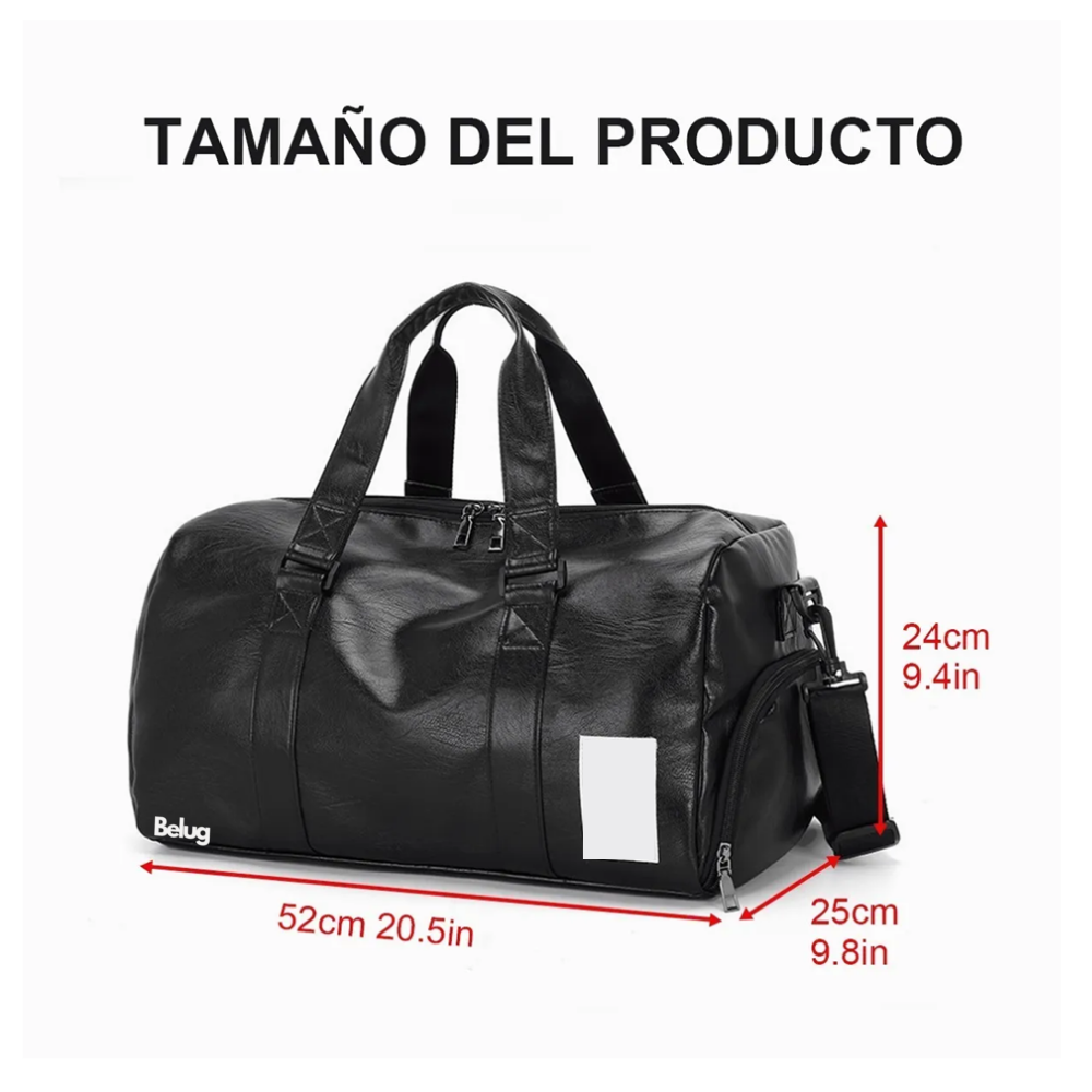 Foto 5 | Maleta Deportiva Bolsa Gym De Viaje Mochila Belug,  Negro
