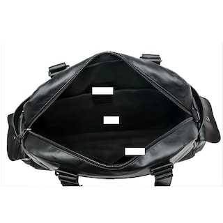 Foto 5 | Bolso De Mano Tipo Maletín De Hombro Cuero Para Viaje Hombre Lab.g Negro