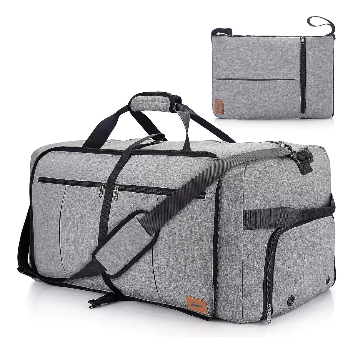 Foto 2 | Maletas Viaje Bolsa Equipaje De Grande 65 Litros Lab.g Gris