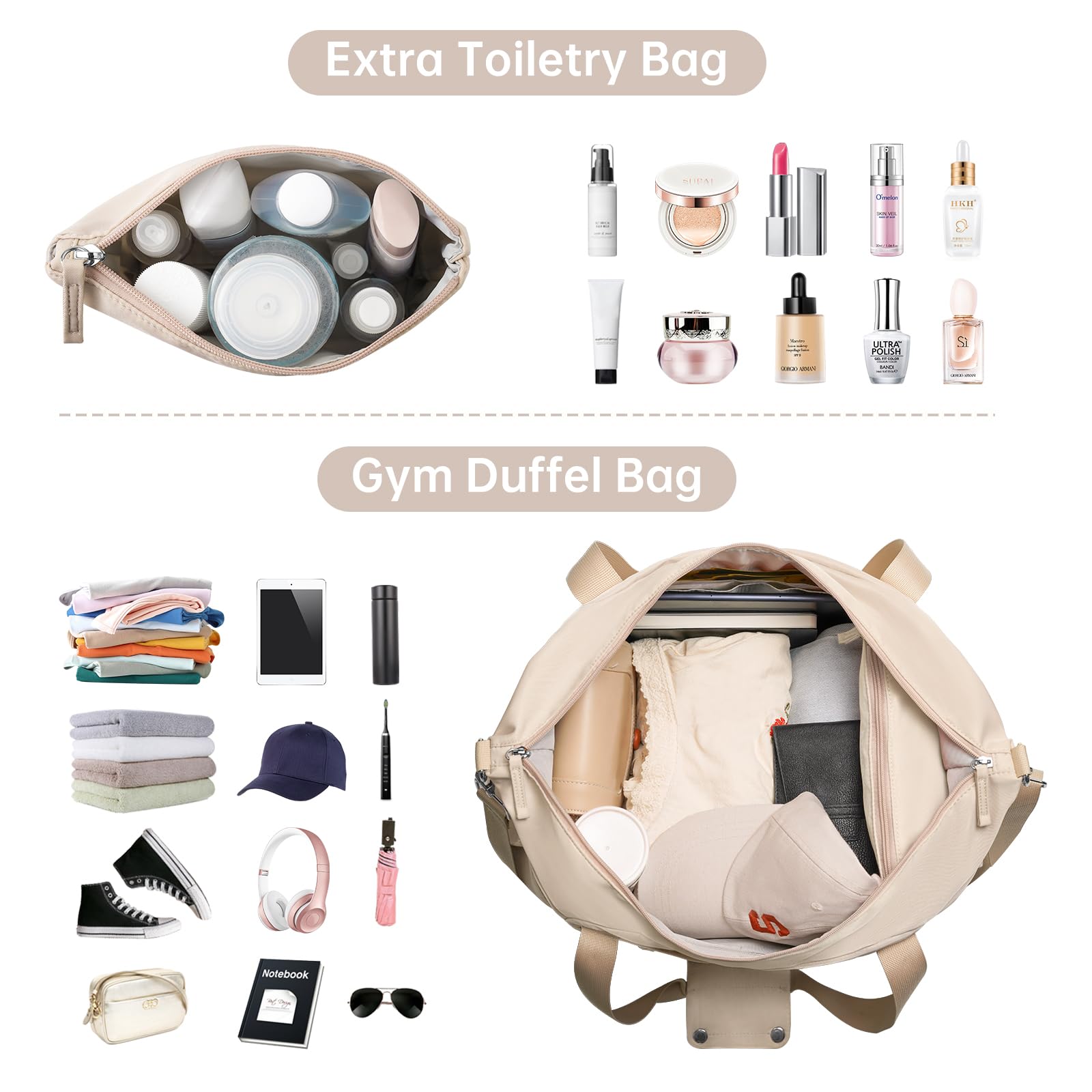 Foto 5 pulgar | Bolsa De Gimnasio Etronik Para Mujer Con Puerto De Carga Usb Y Bolsillo Húmedo - Venta Internacional.